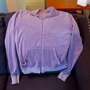 JUICY COUTURE - (LARGE) LAVENDER VELOUR JACKETS